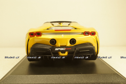 Ferrari SF90 Stradale Hybrid Spider 1000hp OPEN 2020, BU16016YE , Burago 1:18