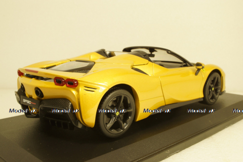 Ferrari SF90 Stradale Hybrid Spider 1000hp OPEN 2020, BU16016YE , Burago 1:18