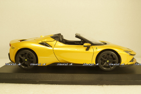 Ferrari SF90 Stradale Hybrid Spider 1000hp OPEN 2020, BU16016YE , Burago 1:18