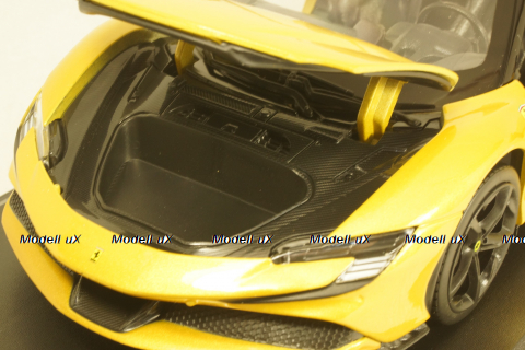 Ferrari SF90 Stradale Hybrid Spider 1000hp OPEN 2020, BU16016YE , Burago 1:18