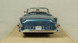 Cadillac Eldorado Biarritz Open top Bahama Blue Metallic 1955, STM55001, Stamp models 1:43