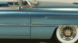 Cadillac Eldorado Biarritz Open top Bahama Blue Metallic 1955, STM55001, Stamp models 1:43