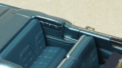 Cadillac Eldorado Biarritz Open top Bahama Blue Metallic 1955, STM55001, Stamp models 1:43