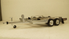 Прицеп автовоз Autotrailer silver, IXO 1:18