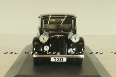 Mercedes-Benz 130 W23 1934, black/dark Blue, Mercedes-Benz-Offizielle Modell-Sammlung #23, Altaya 1:43