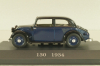 Mercedes-Benz 130 W23 1934, black/dark Blue, Mercedes-Benz-Offizielle Modell-Sammlung #23, Altaya 1:43