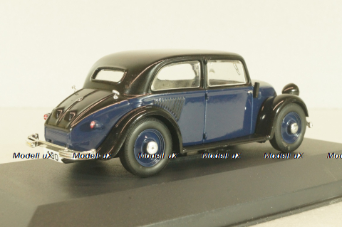 Mercedes-Benz 130 W23 1934, black/dark Blue, Mercedes-Benz-Offizielle Modell-Sammlung #23, Altaya 1:43