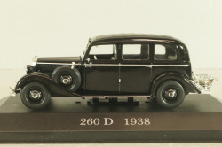 Mercedes-Benz 260 D Pullman (W138) limousine 1938, black, Mercedes-Benz-Offizielle Modell-Sammlung #19, Altaya 1:43