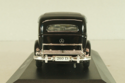 Mercedes-Benz 260 D Pullman (W138) limousine 1938, black, Mercedes-Benz-Offizielle Modell-Sammlung #19, Altaya 1:43