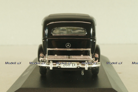 Mercedes-Benz 260 D Pullman (W138) limousine 1938, black, Mercedes-Benz-Offizielle Modell-Sammlung #19, Altaya 1:43