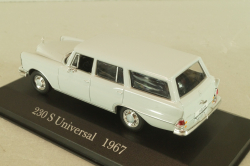 Mercedes-Benz 230 S Universal (W110) 1967, grey, MBOMS012, Altaya, Mercedes-Benz Offizielle Modell Sammlung #12, 1:43
