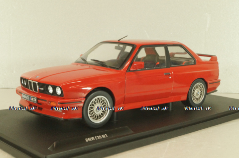 BMW M3 (E30) 1986, red, 1801502, Solido 1:18 (Без картонной коробки)