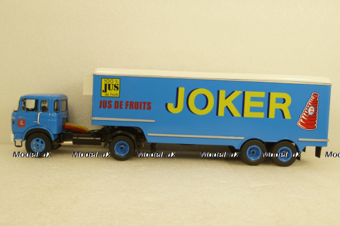Berliet TR12 TRUCK SEMI-FRIGO JUS DE FRUITS JOKER, Altaya 1:43