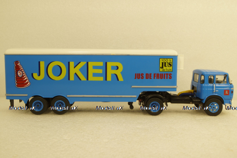 Berliet TR12 TRUCK SEMI-FRIGO JUS DE FRUITS JOKER, Altaya 1:43