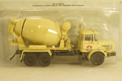 Berliet PMH 12 6x4 Cement Mixer Beton de Paris, yellow 1969, Hachette 1:43