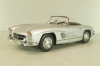 Mercedes-Benz 300SL Roadster (W198) 1957, silver, ‎180039030, Minichamps 1:18