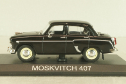 Москвич-407 1958, черный, Masini de Legenda №19, 1:43
