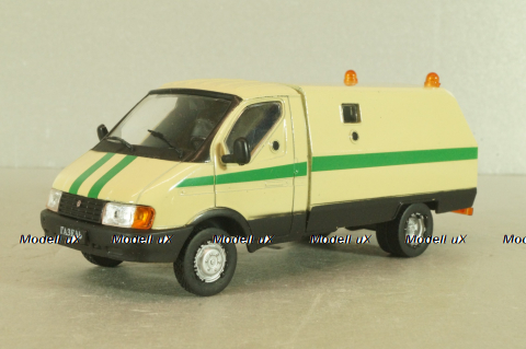 Газ-3301 Ратник, инкасаторский автомобиль, Автолегенды Спецвипуск №8 1:43