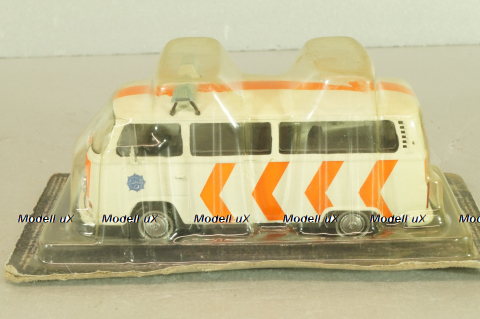 Volkswagen Transporter T2 Police Netherlands 1967, Полицейские машины мира #17, Deagostini, 1:43