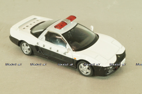 Honda NSX, Police Japan 1990, white/black, Полицейские машины мира №12, DeAgostini, 1:43