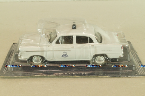 Holden FE Police Australian 1956, white, Полицейские Машины Мира №10, 1:43