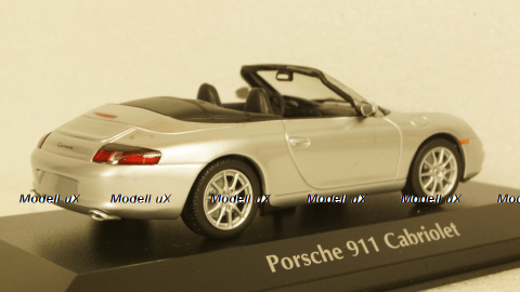PORSCHE 911 CABRIOLET (996) - 2001 - SILVER, 940061031, Maxichamps 1:43