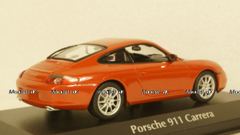PORSCHE 911 COUPÉ - 2001 - ORANGE RED METALLIC, 940061021, Maxichamps 1:43