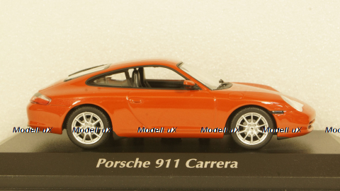 PORSCHE 911 COUPÉ - 2001 - ORANGE RED METALLIC, 940061021, Maxichamps 1:43