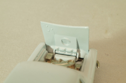 Москвич-426 А3, 3 зажима, белый, 1977г.,  Тантал/Радон 1:43