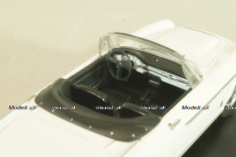 Fiat 1200 Cabriolet 1959, white, Hachette 1:43