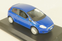 Fiat Grande Punto, 3-door, blue,  Hachette 1:43