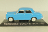 Mercedes-Benz 220 S (W180) Ponton Limousine 1956, blue, Masini de Legenda №44, Deagostini 1:43