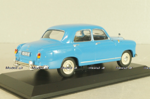 Mercedes-Benz 220 S (W180) Ponton Limousine 1956, blue, Masini de Legenda №44, Deagostini 1:43