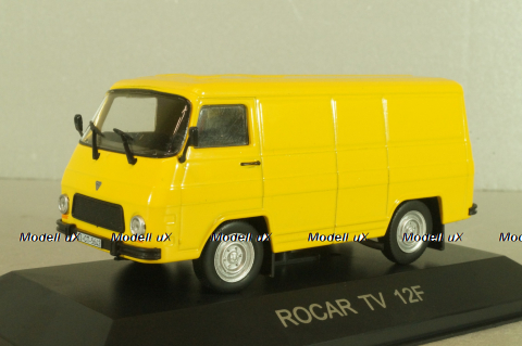 Rocar TV 12F bus 1988, yellow, Masini de Legenda №17, Deagostini 1:43