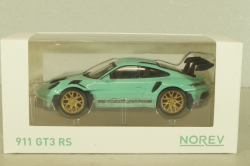 Porsche 911 GT3 RS 2022 mint/black, 750045, Norev 1:43