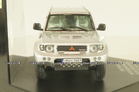 Mitsubishi Pajero Evolution Short 1999, silver, Vitesse 1:43