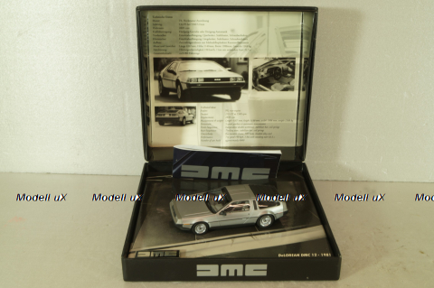 DeLorean DMC-12 1981, silver, 436140020, Minichamps 1:43