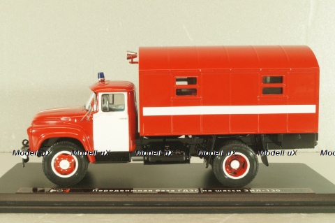 Передвижная база ГДЗС, пожарный автомобиль на шасси Зил-130, TR4805, TruckTyr 1:43