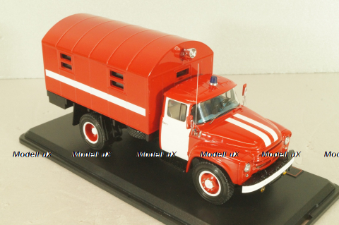 Передвижная база ГДЗС, пожарный автомобиль на шасси Зил-130, TR4805, TruckTyr 1:43