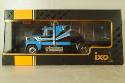 Ford LTL-9000 tractor 1978, blue with black strips, TR023, IXO 1:43