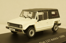Fiat 127 Amico 1980 white/black, Altaya 1:43