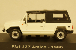 Fiat 127 Amico 1980 white/black, Altaya 1:43