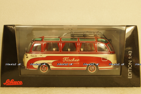 Setra S6 Autobus "Fischer" 1956, 450283700, Schuco 1:43