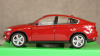 BMW X6 (E71) 2008, dark red, WEL24004rt, Welly 1:24