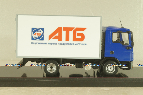 MAN TGL 12.180 грузовой фургон "АТБ", синий/белый, TR4803, TruckTyr 1:43