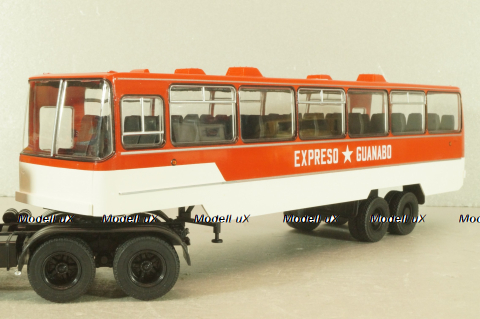 Камаз-53212 с п/прицепом Икарус, Куба, красный, TR4802, TruckTyr 1:43