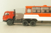 Камаз-53212 с п/прицепом Икарус, Куба, красный, TR4802, TruckTyr 1:43