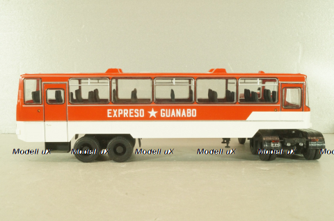 Камаз-53212 с п/прицепом Икарус, Куба, красный, TR4802, TruckTyr 1:43