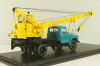 АК-75В автокран на шасси Зил-130 1964, зеленый/желтый, SSM1549, SSM 1:43