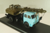 К-67 Автокран на шасси Маз-500 1965, голубой/хаки, SSM1610, SSM 1:43